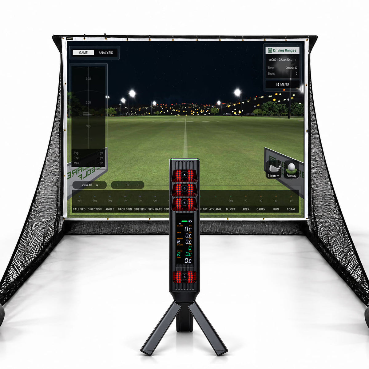 Square Golf Omni Practice Net Bundle