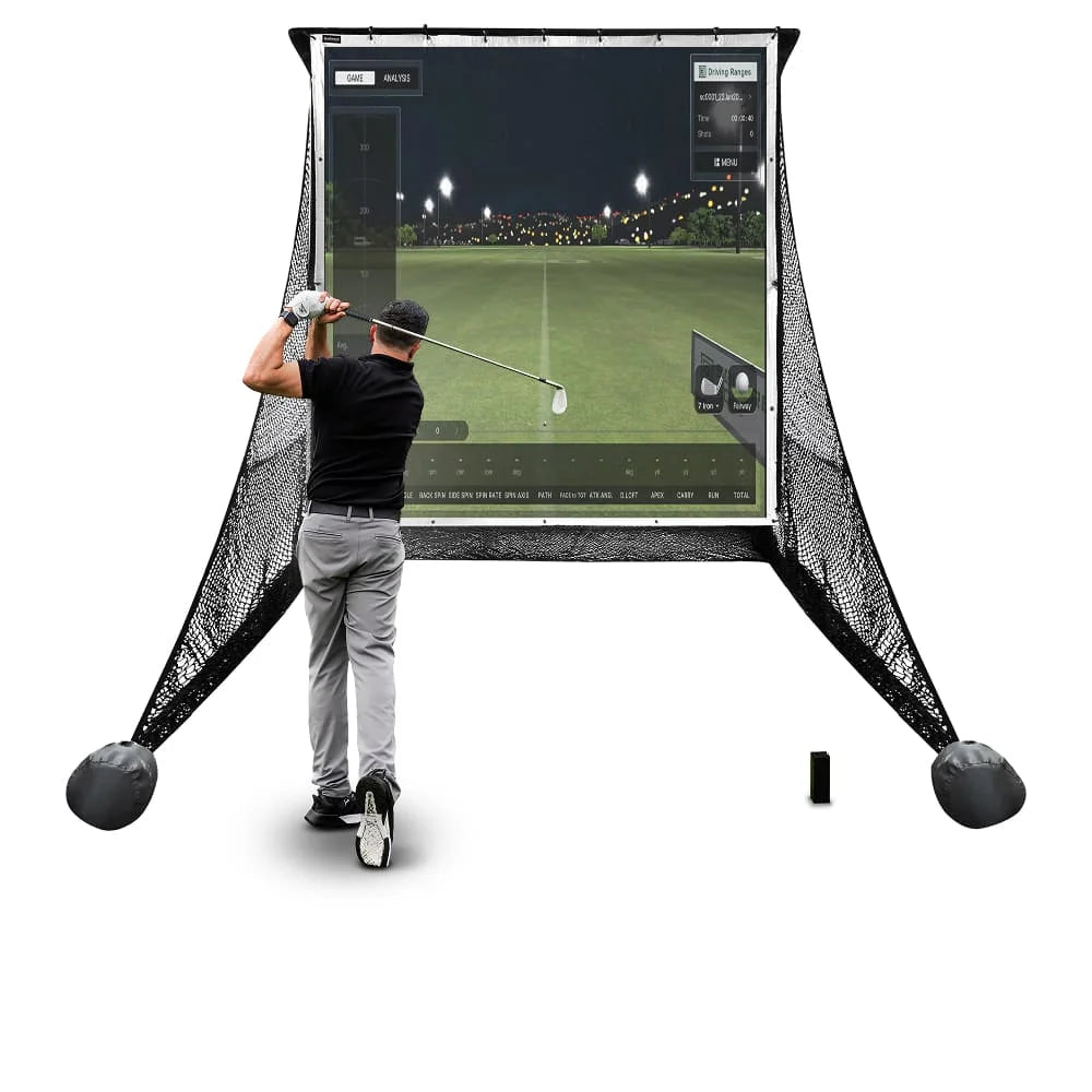 Quadratisches Golf-Übungsnetz-Paket