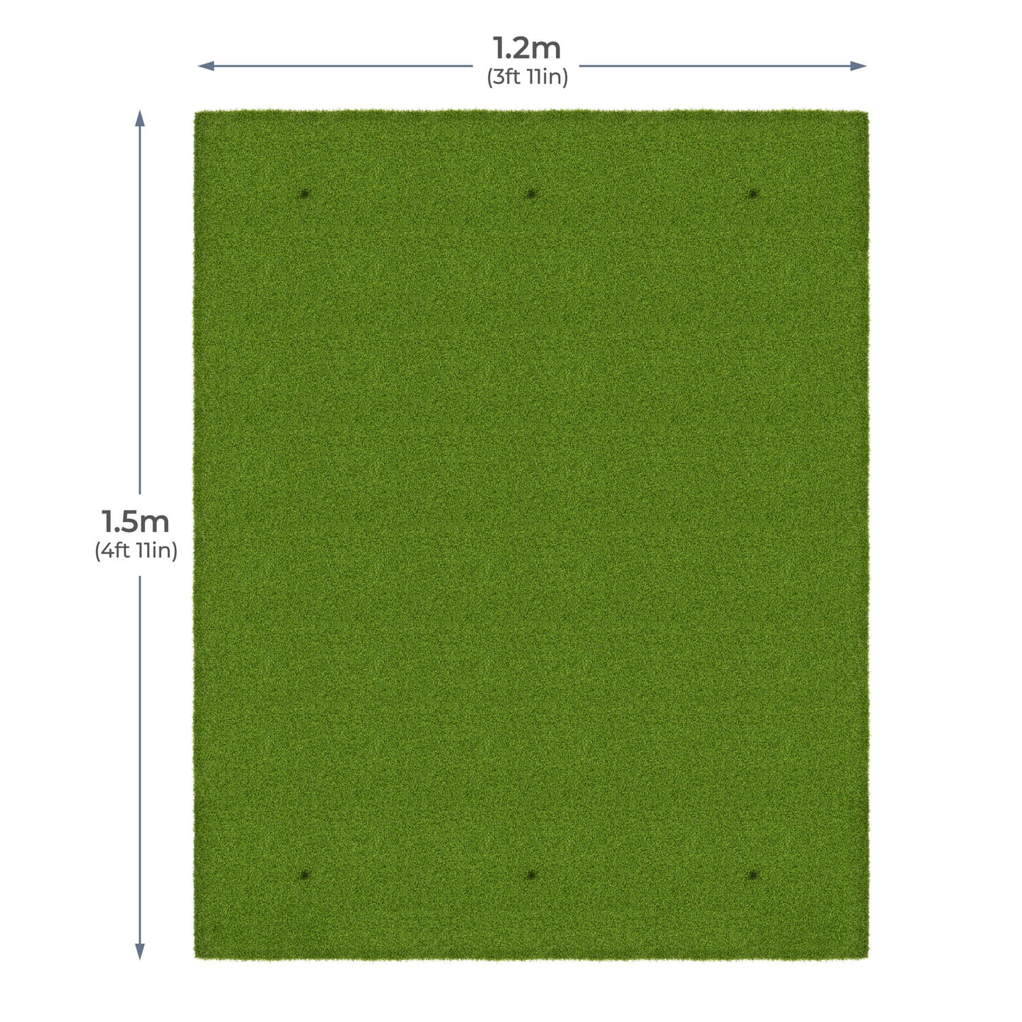 Standard Slim Hitting Mat 1.5m x 1.2m (4' 11" x 3' 11")