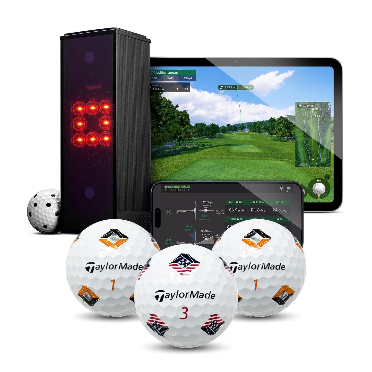TaylorMade TP5/TP5x pix Practice Balls (3 Pack)