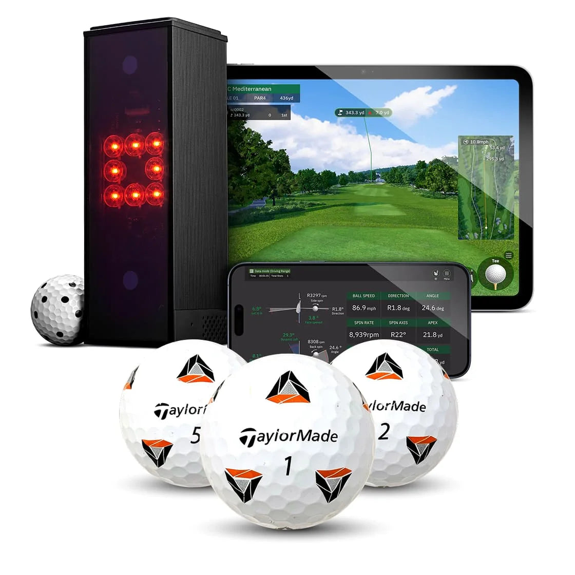 TaylorMade TP5/TP5x pix Practice Balls (3 Pack)