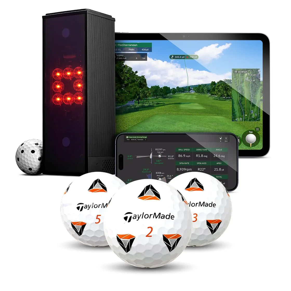 TaylorMade TP5/TP5x pix Practice Balls (3 Pack)