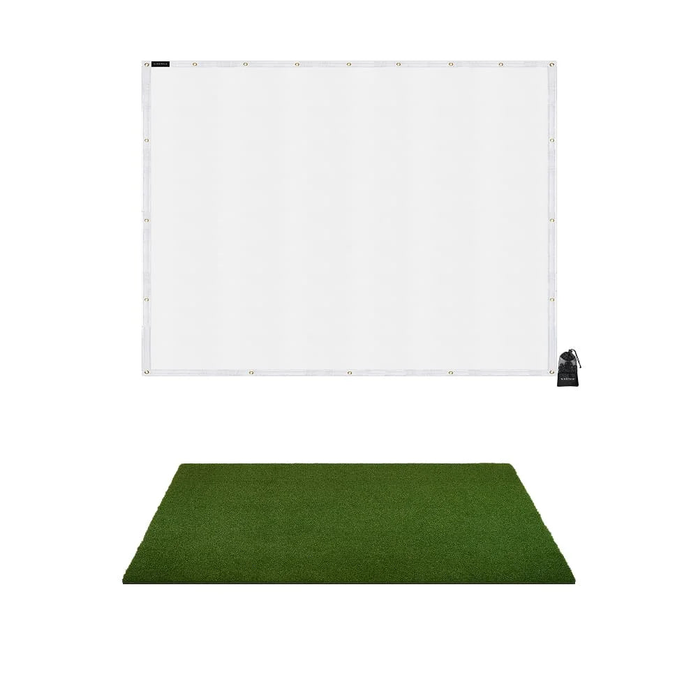 SimSpace Wide Deluxe Practice Net + Impact Screen