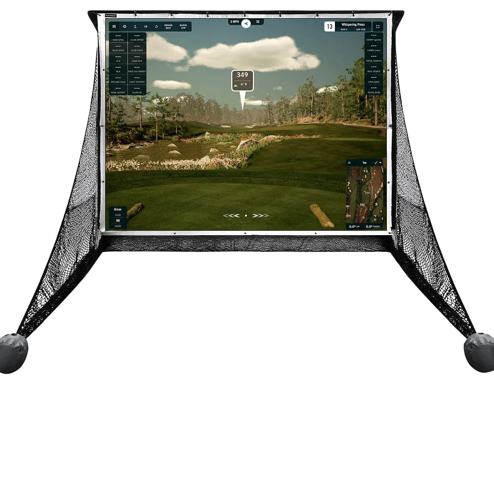 SimSpace Wide Deluxe Practice Net + Impact Screen