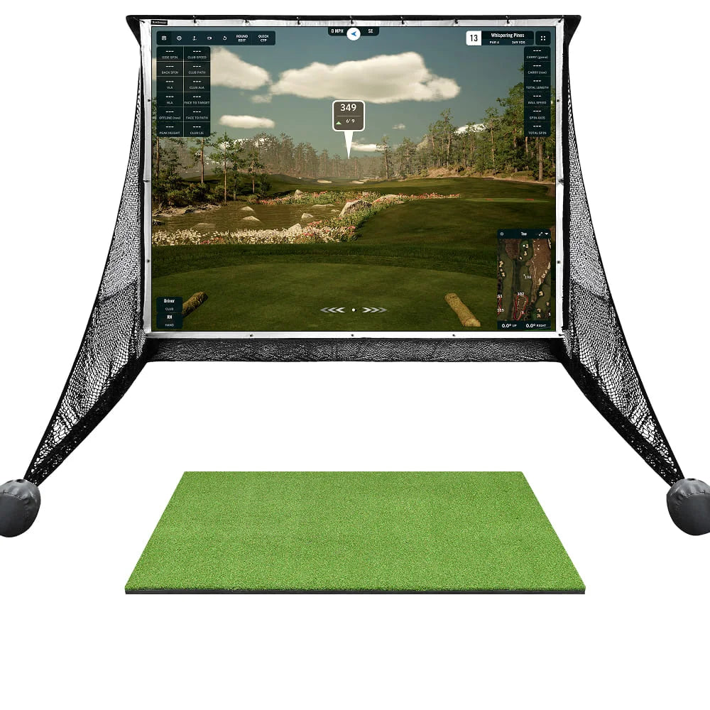 SimSpace Wide Deluxe Practice Net + Impact Screen