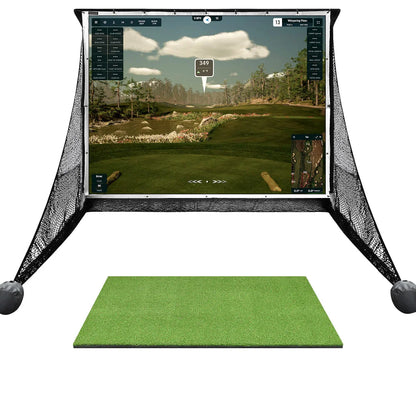 SimSpace Wide Deluxe Practice Net + Impact Screen