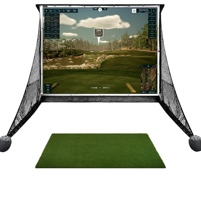 SimSpace Wide Deluxe Practice Net + Impact Screen