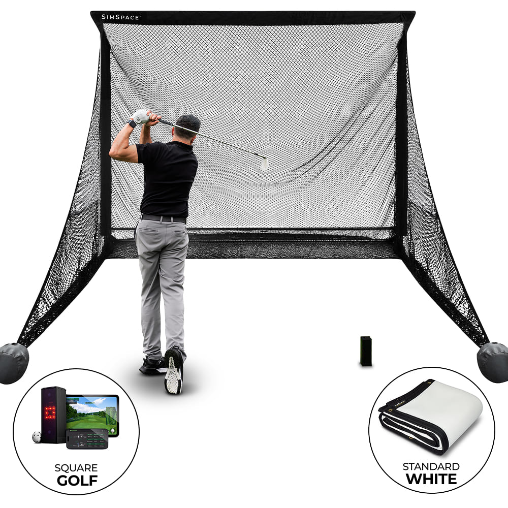 Square Golf Practice Net Bundle