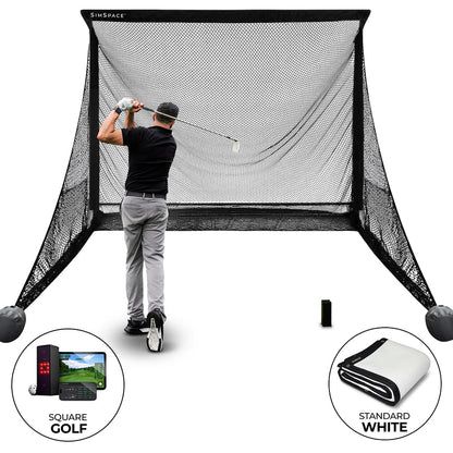Square Golf Practice Net Bundle