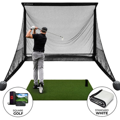 Square Golf Practice Net Bundle