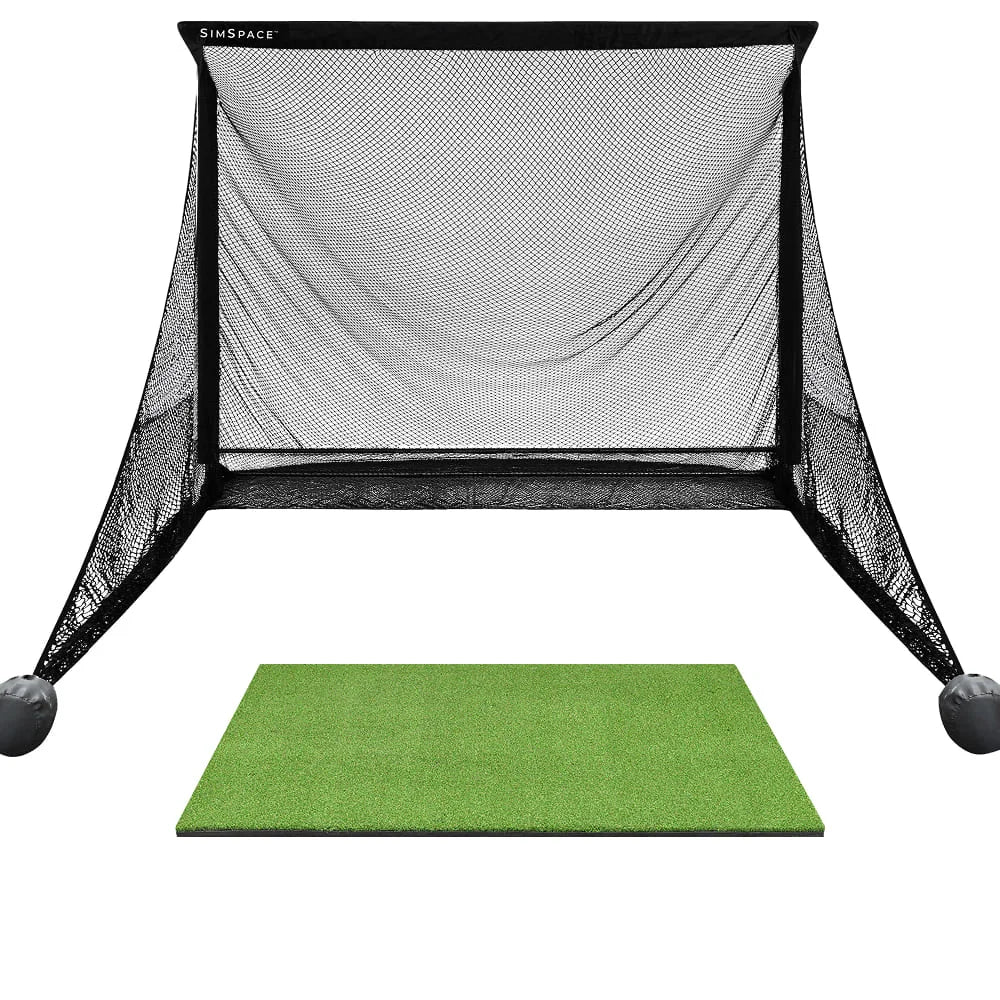 SimSpace Wide Deluxe Practice Net + Impact Screen