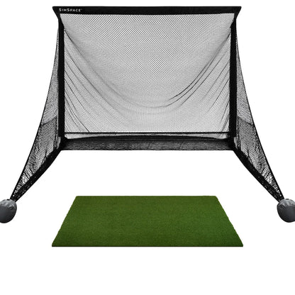 SimSpace Wide Deluxe Practice Net + Impact Screen